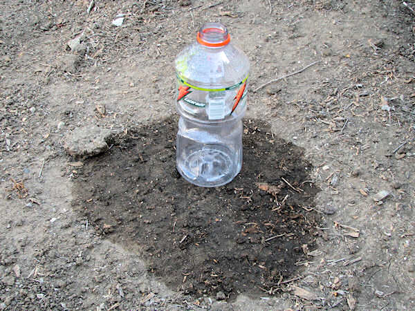Measure area wetted.