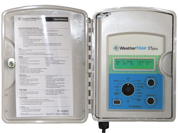 WeatherTRAK Programming Panel