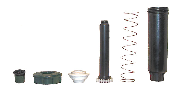 Parts of a typical Pop-Up Spray Type Sprinkler