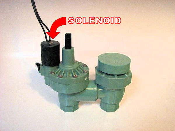 how to repair a irrigation solenoid valve