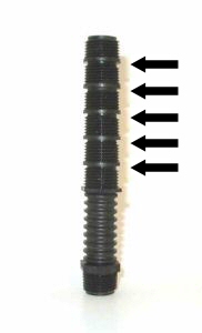 sprinkler riser cut poly head risers irrigation pipe install heads water lateral types nozzle nipple pipes fitting connecting tutorials better