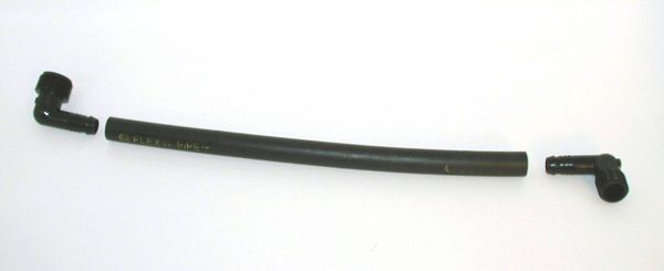 Photo of flexible riser pipe and insert ells