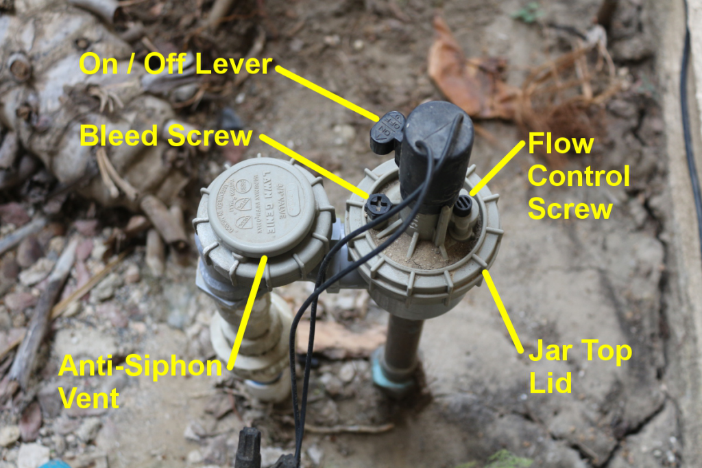 Anti-Siphon Valve Controls